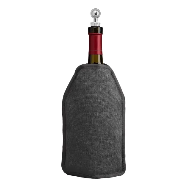 Nest Recycled Polyester Heathered Wine Bottle Cooler – 16.3 x 22.5 cm