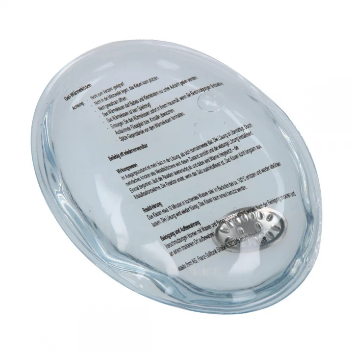Small Oval Gel Heating Pad Transparent