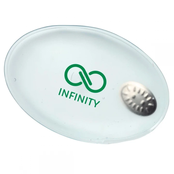 Small Oval Gel Heating Pad Transparent