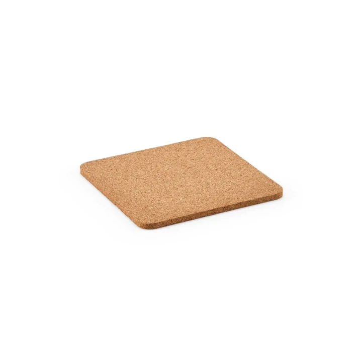 Vhils individual square cork coaster