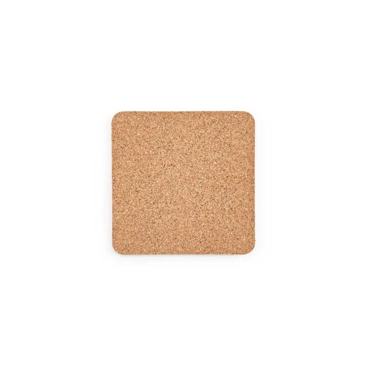 Vhils individual square cork coaster