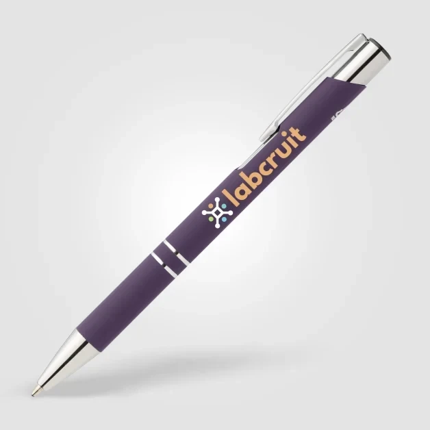 Crosby Recycled Aluminium Metallic Chrome Trim Pen