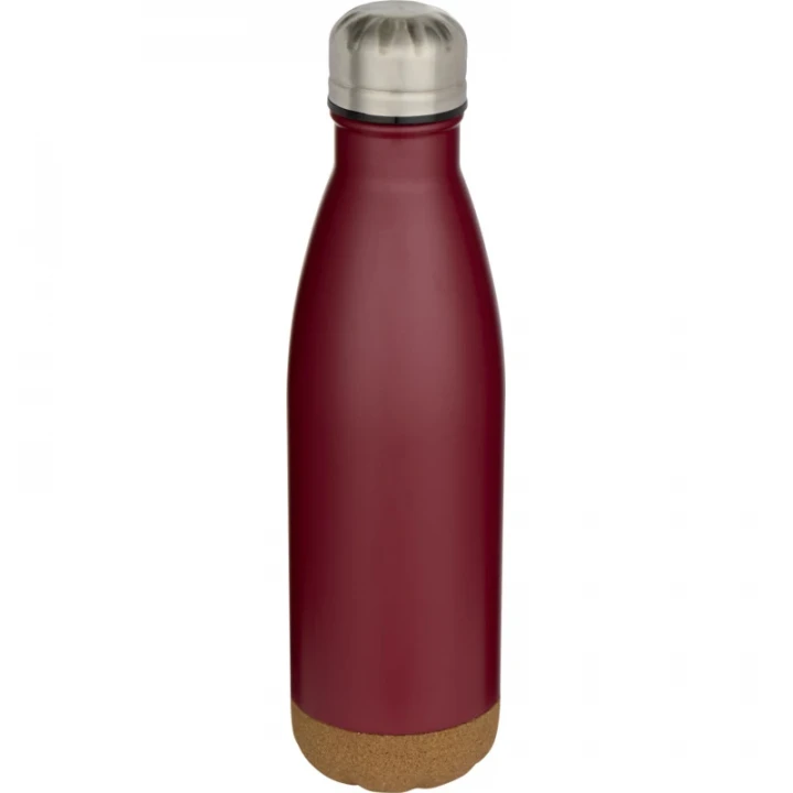 Cove 500ml Double Wall Vacuum Insulated Stainless Steel Water Bottle With Cork Details