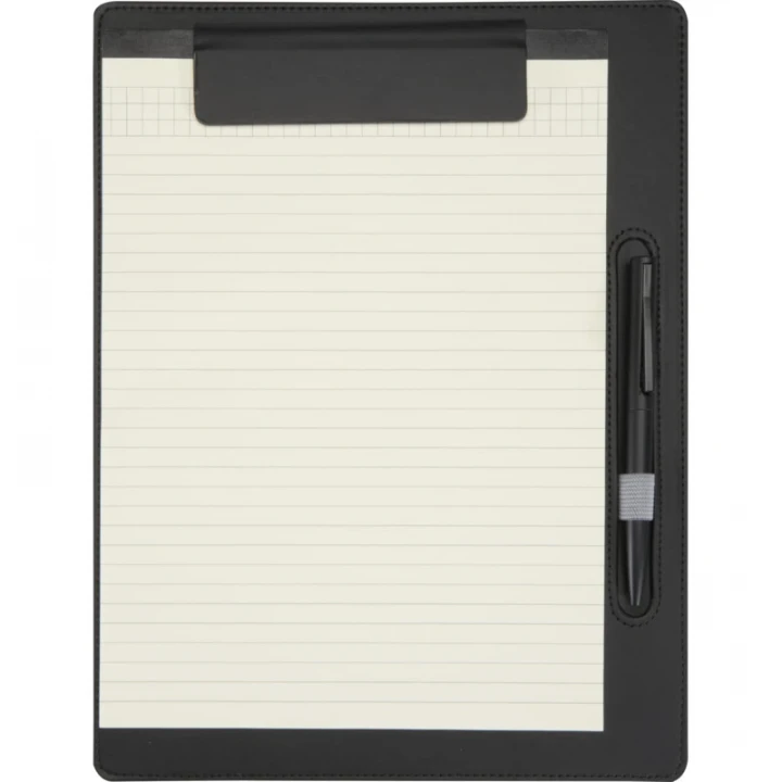 Clast A4 Clipboard With Magnetic Closure And RCS Recycled Ballpoint Pen (black ink)