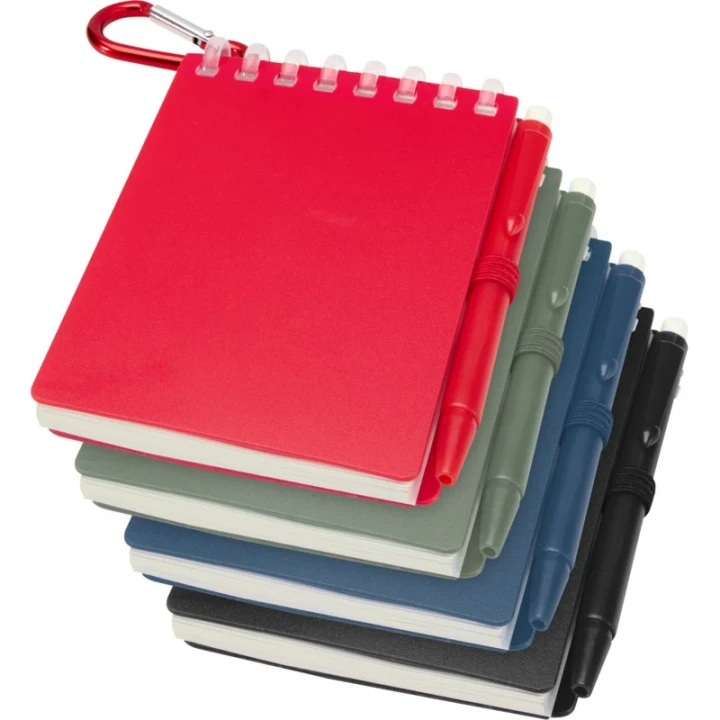 Lig Mini Recycled Outdoor Soft Cover Notebook and Ballpoint Pen Set (black ink)
