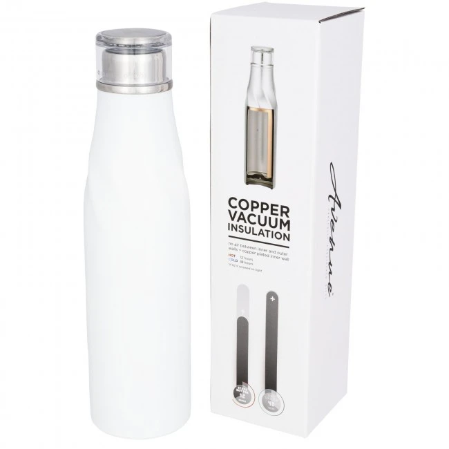 Hugo auto-seal copper vacuum insulated bottle