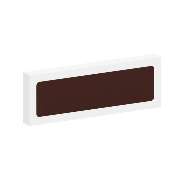Eco Window Box - 12 Baton Bar - Vegan Dark Chocolate - 3D Branding