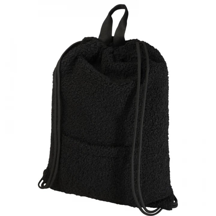 Bear GRS Recycled Sherpa Drawstring Backpack 9L