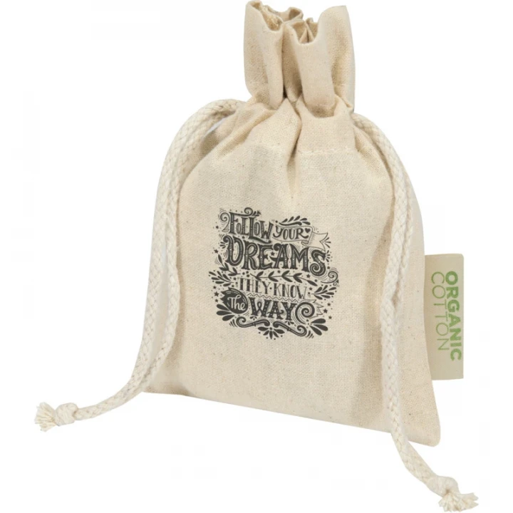 Odisha 140 g/m² OCS Organic Gift Bag - 15x10cm