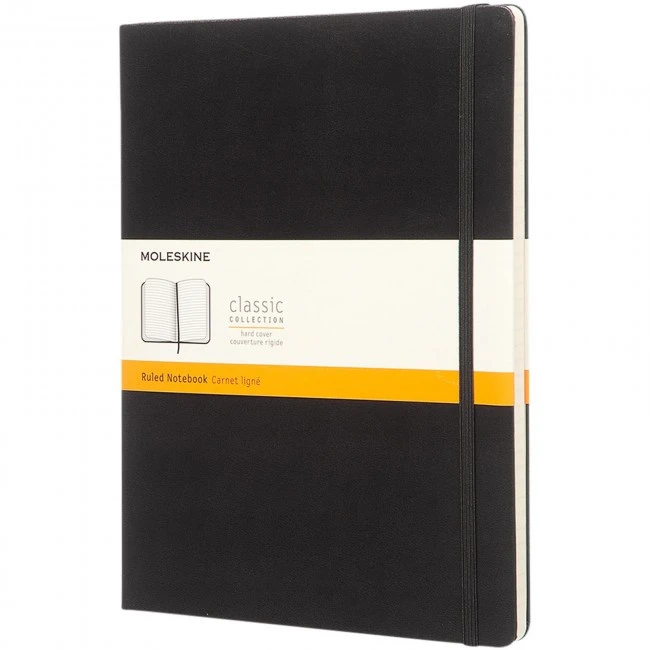 Moleskine Classic XL Hard Cover Notebook - Ruled 