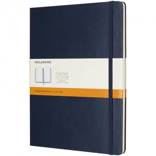 Moleskine Classic XL Hard Cover Notebook - Ruled 