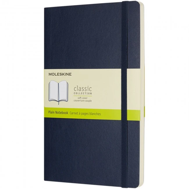 Moleskine Classic L Soft Cover Notebook - Plain