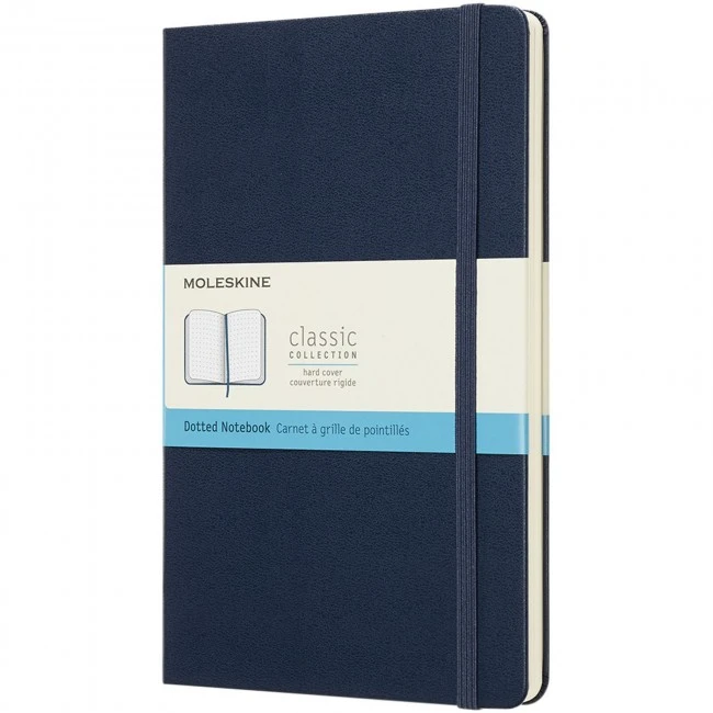 Moleskine Classic L Hard Cover Notebook - Dotted