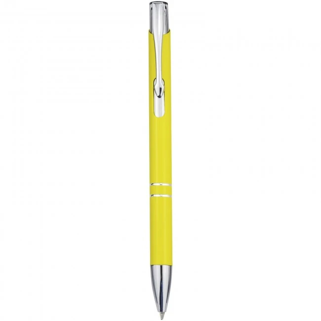 Moneta Aluminium Click Ballpoint Pen (blue ink)