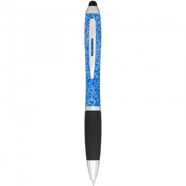 Nash speckled ballpoint pen with stylus