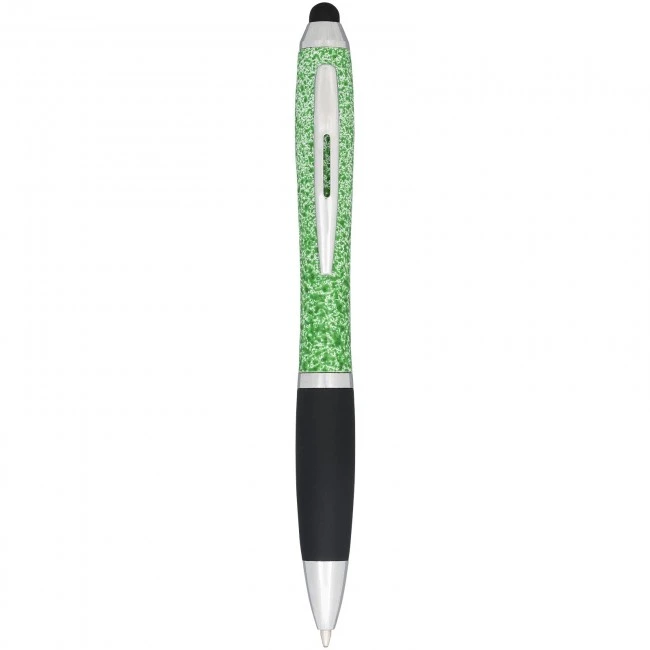 Nash speckled ballpoint pen with stylus