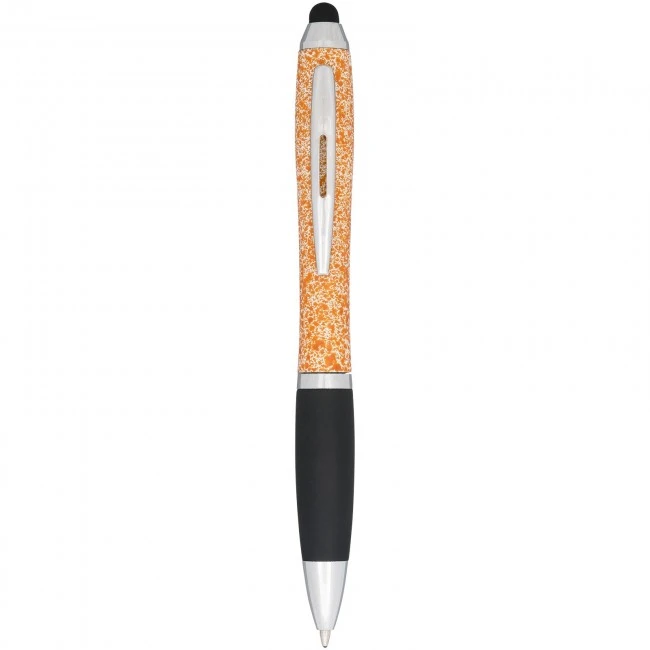Nash speckled ballpoint pen with stylus