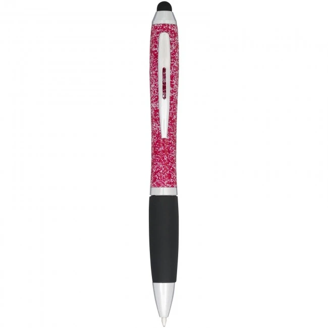 Nash speckled ballpoint pen with stylus