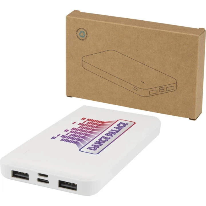 Intan 10.000mAh 10W Recycled Plastic Power Bank