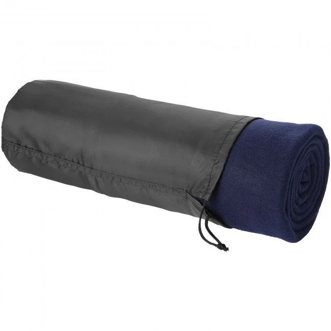 Huggy Fleece Plaid Blanket With Carry Pouch 150x120cm