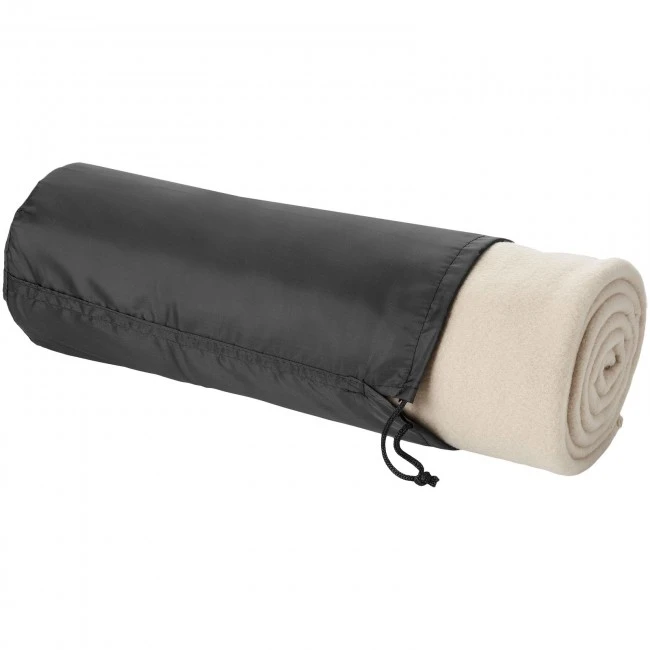 Huggy Fleece Plaid Blanket With Carry Pouch 150x120cm