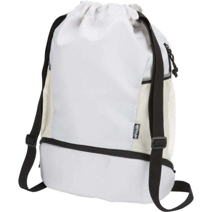 Nomad GRS Recycled Sports Drawstring Bag With Bottom Compartment 18L