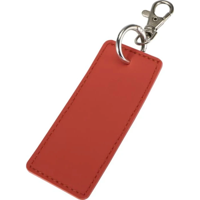 Resi plus GRS recycled Rectangle charm keychain 