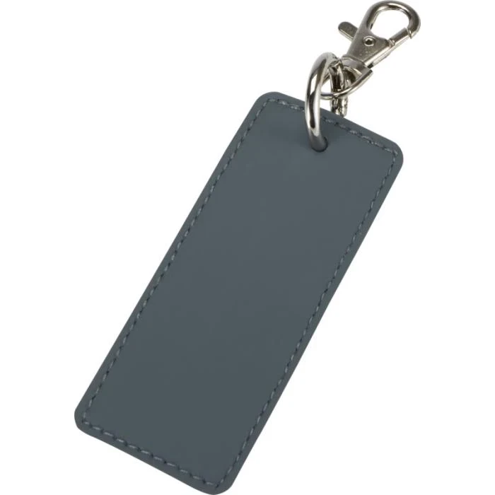 Resi plus GRS recycled Rectangle charm keychain 