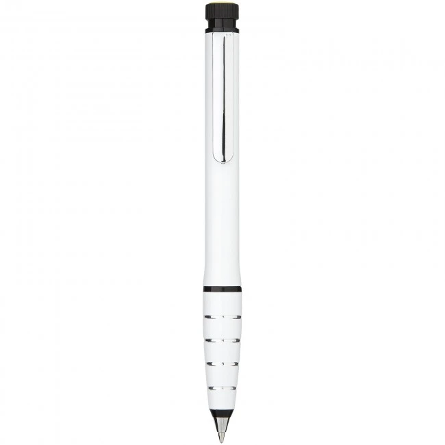 Jura dual aluminium ballpoint pen and highlighter