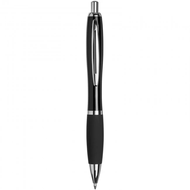 Metal curvy ballpoint pen-BK