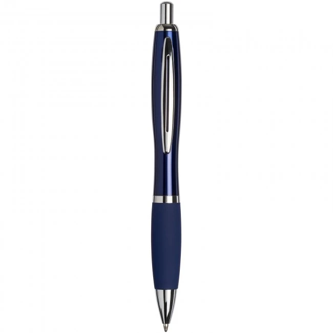 Metal curvy ballpoint pen-BK
