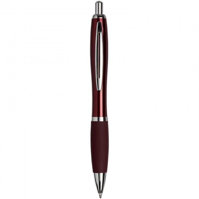 Metal curvy ballpoint pen-BK