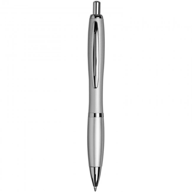 Metal curvy ballpoint pen-BK