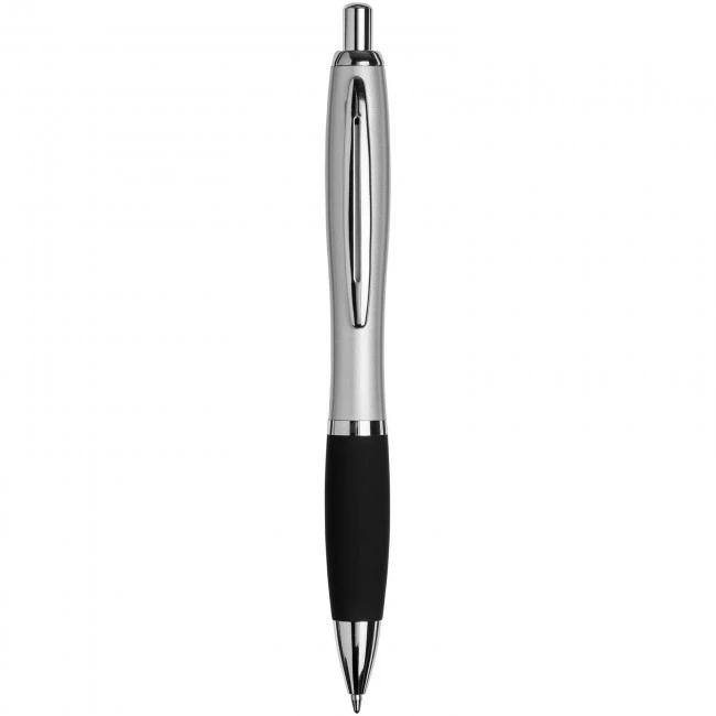 Metal curvy ballpoint pen-BK