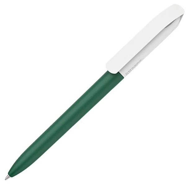 Zed White Clip Recycled Pen