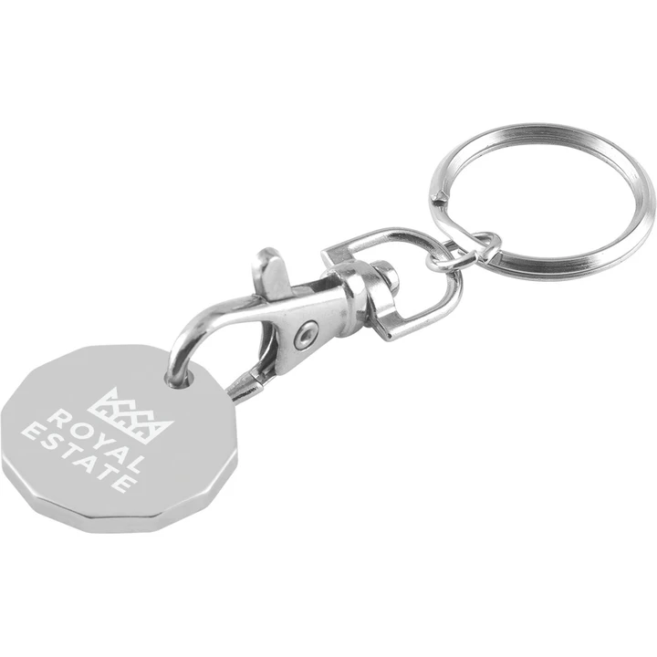 Trolley Coin Keychain