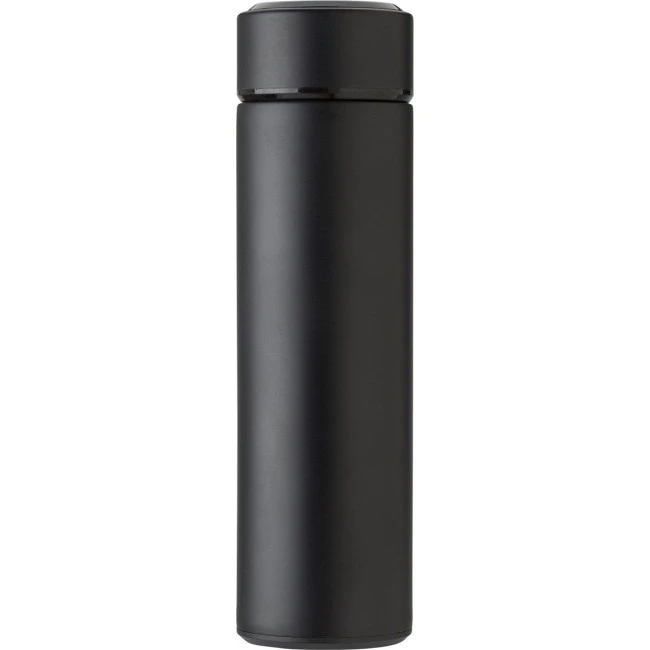Stainless steel thermos bottle with LED display 450ml