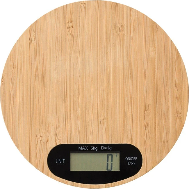 Bamboo kitchen scale