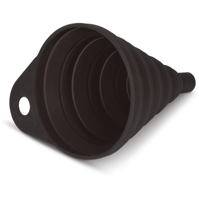 Foldable funnel for car