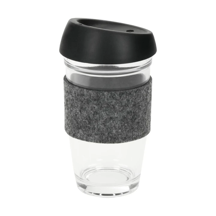 Glass Coffee Cup Cristallo Large - Transparent