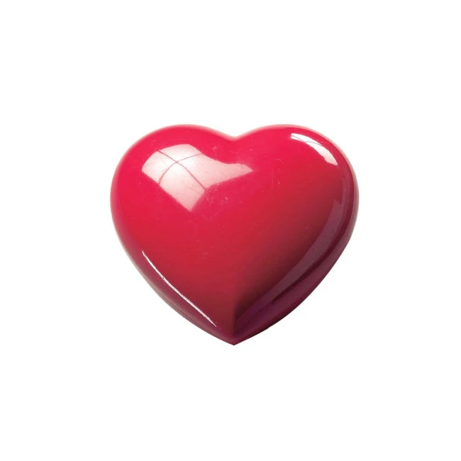 Mini Heart Plastic Bauble 