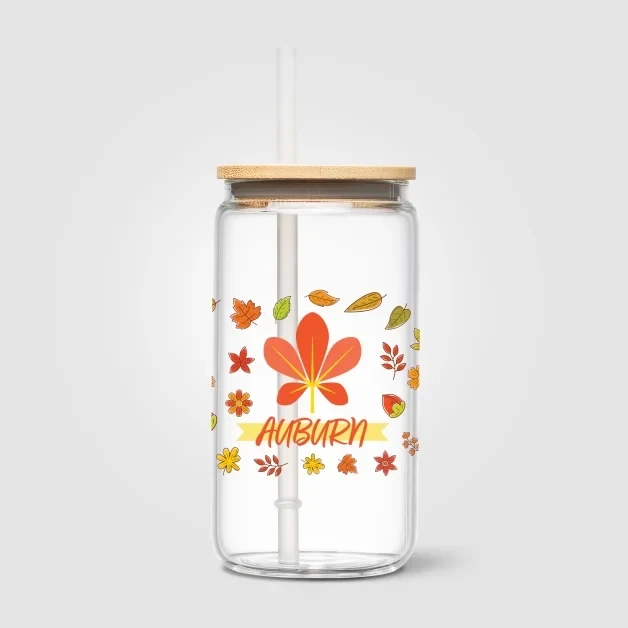 Cádiz Glass Bamboo Lid Tumbler - 500 ml