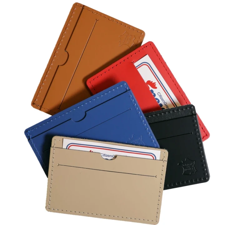 Citizen Green Tintin Recycled Leather Card Holder