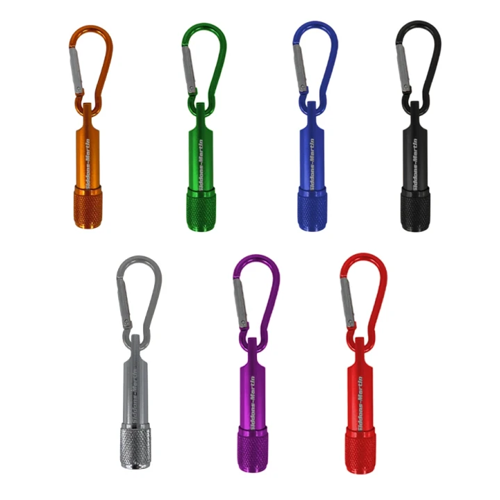 Mini LED Carabiner Torch Keyring