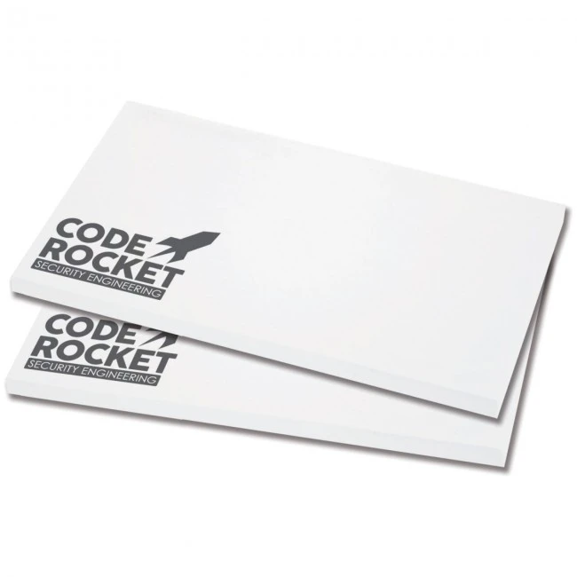 50 adhesive notes, 125x75mm