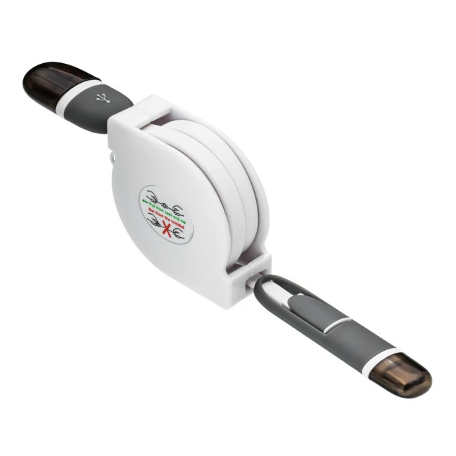 3-in-1 retractable charging cable