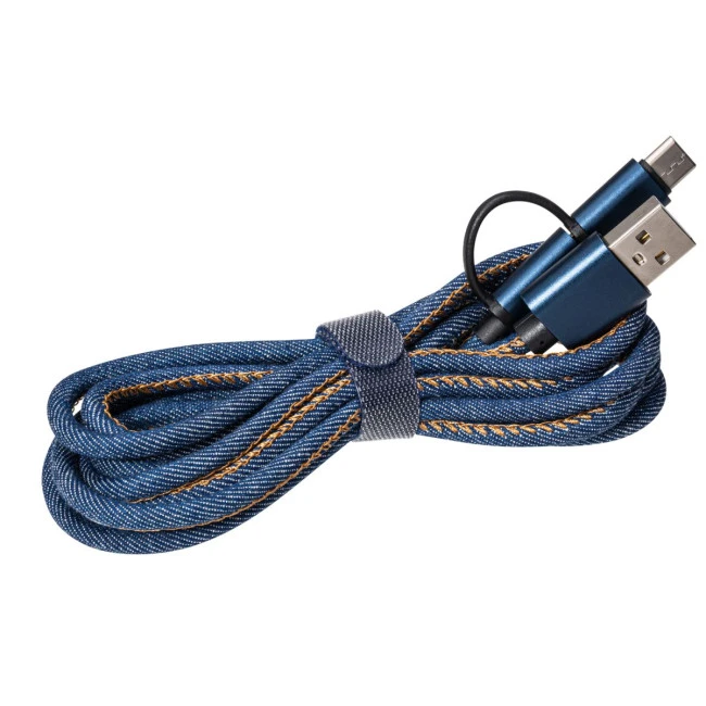 Denim 3-in-1 Charging Cable