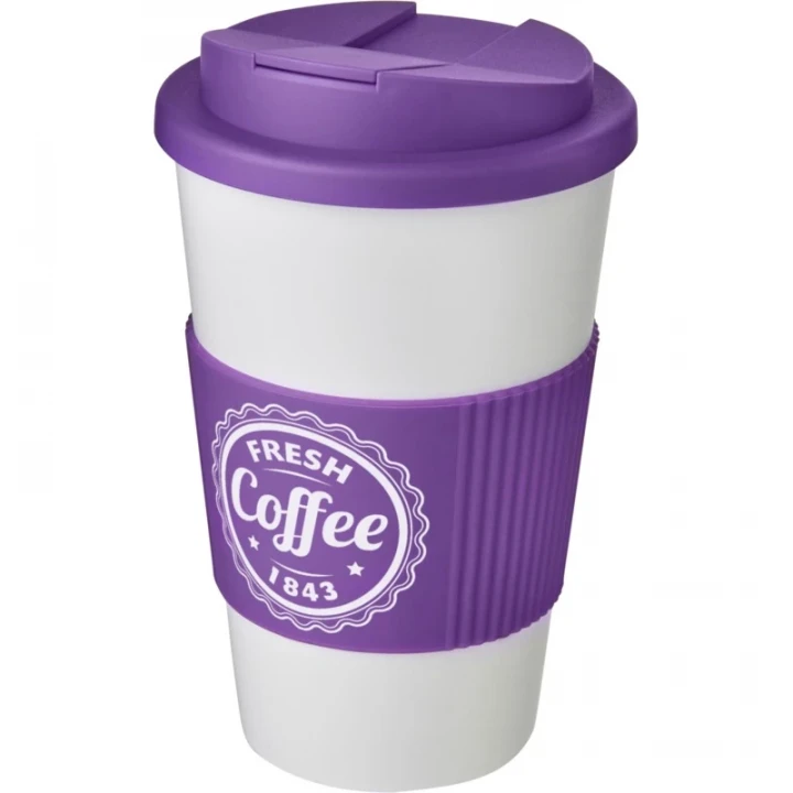 Americano Tumbler With Grip & Spill-Proof Lid 350ml