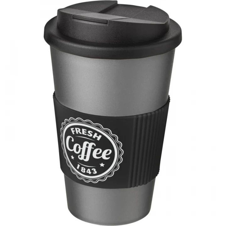 Americano Tumbler With Grip & Spill-Proof Lid 350ml