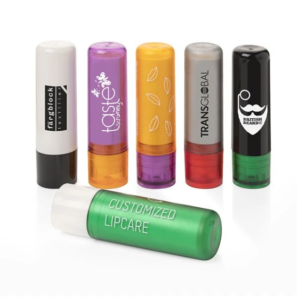 Lip Balm Stick Yellow Frosted Container & Cap 4.6g